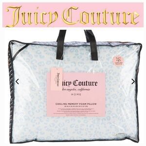 Juicy Couture Home JC Crown Logo Shredded Cooling Memory Foam Pillow